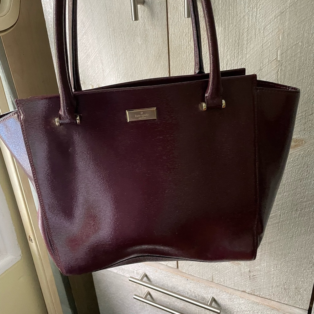Kate Spade Bristol Drive Patent Leather Burgundy